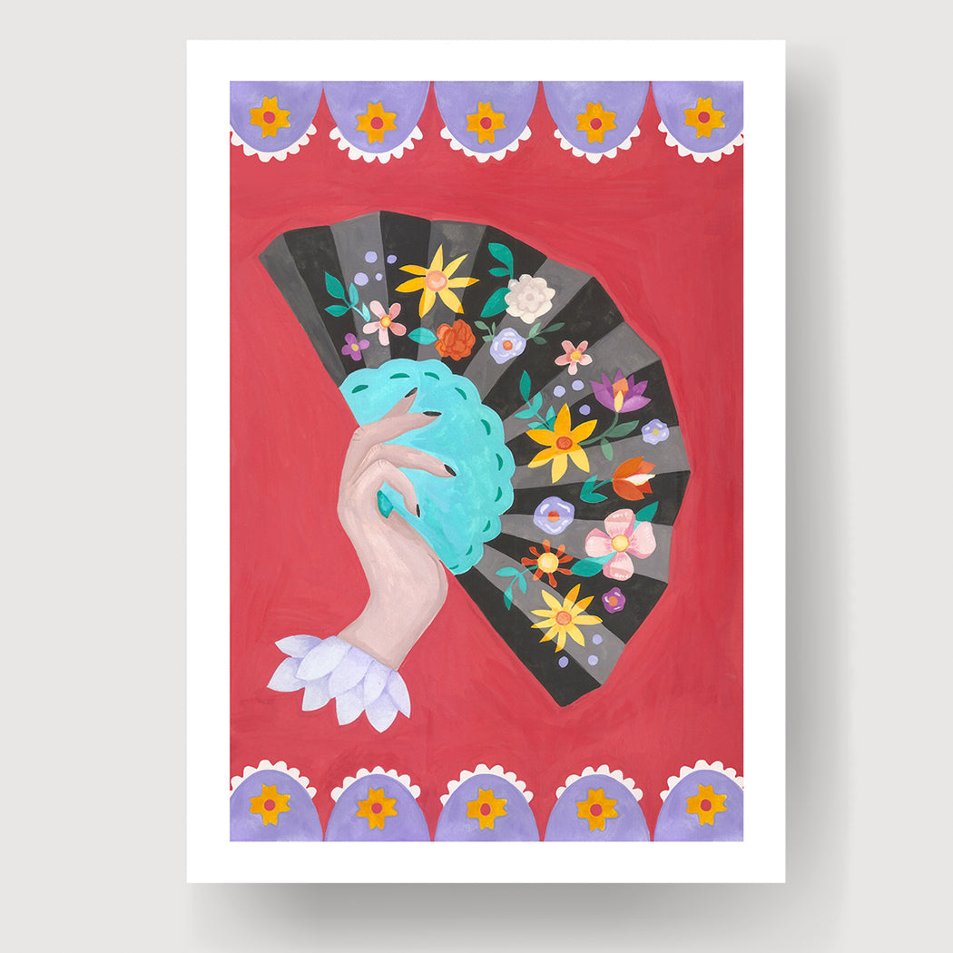 ilustracion abanico