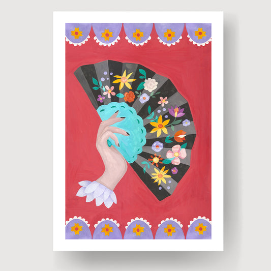 ilustracion abanico