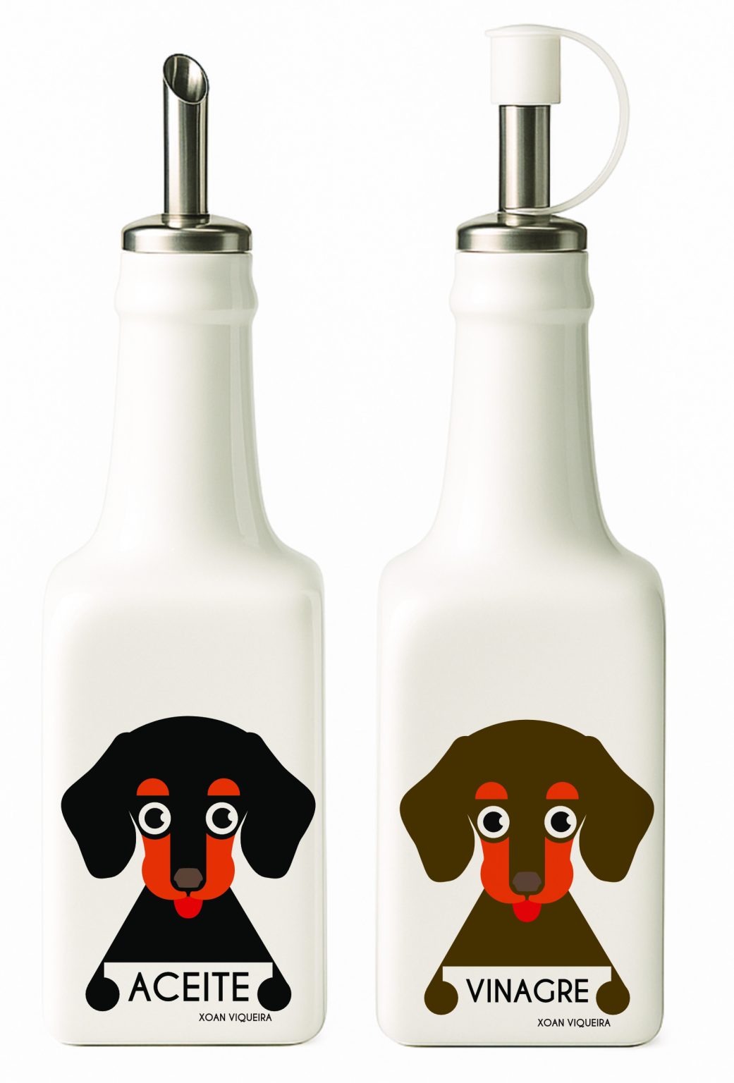 aceitera y vinagrera teckel