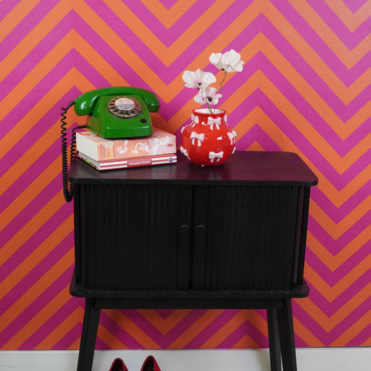 jarron lazos rojo peque