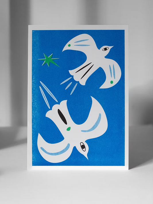 Birds Flying Card