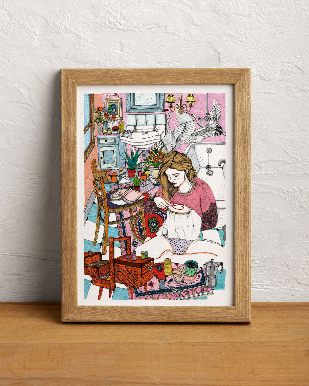 ilustración bordado