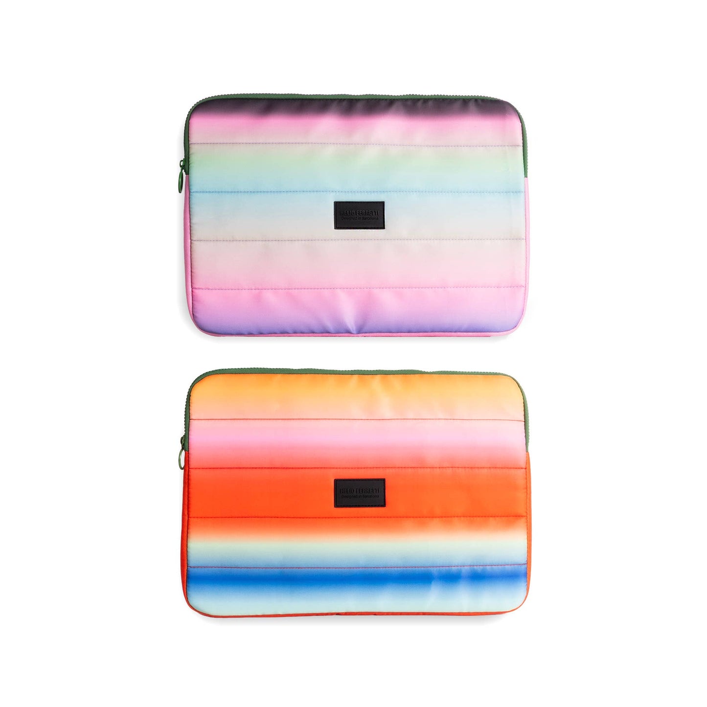 funda para  portátil naranja