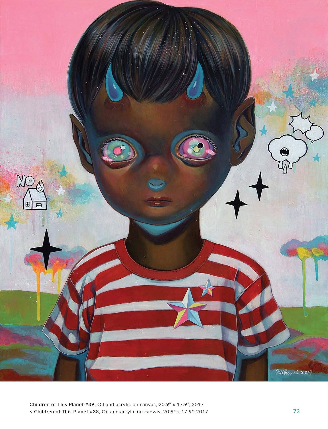 El arte de Hikari Shimoda Libro Ángel Azul