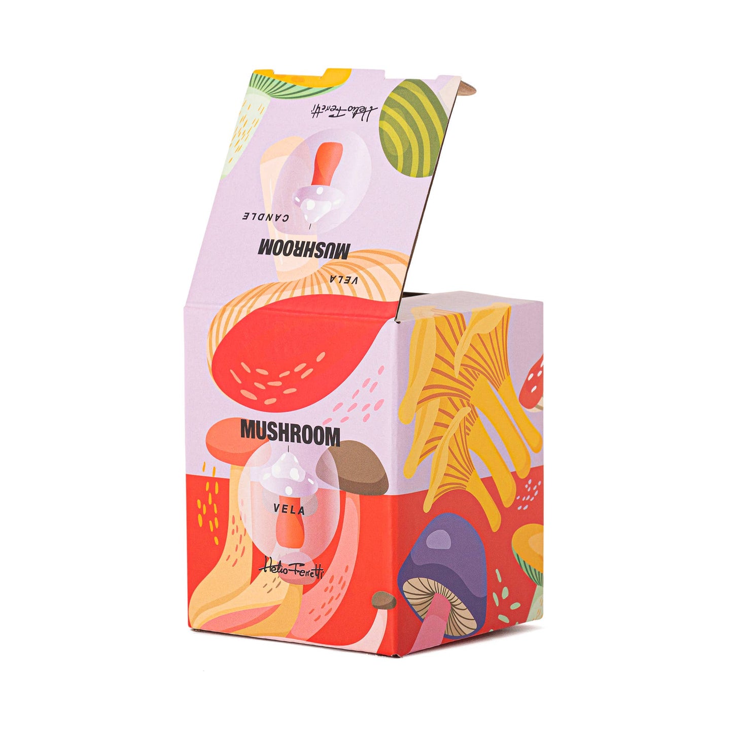 vela de hongo pequeño rosa