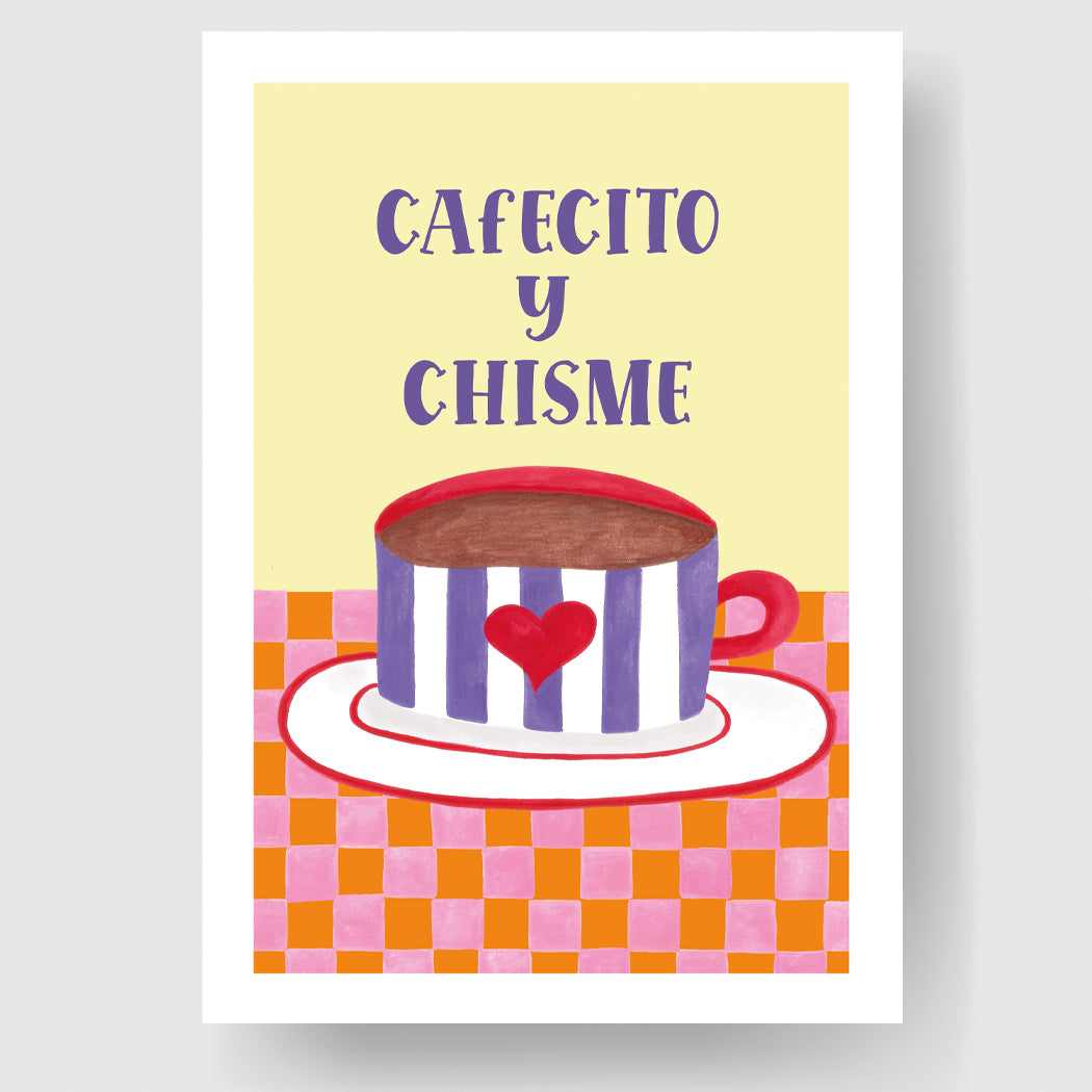 ilustracion cafecito y chisme
