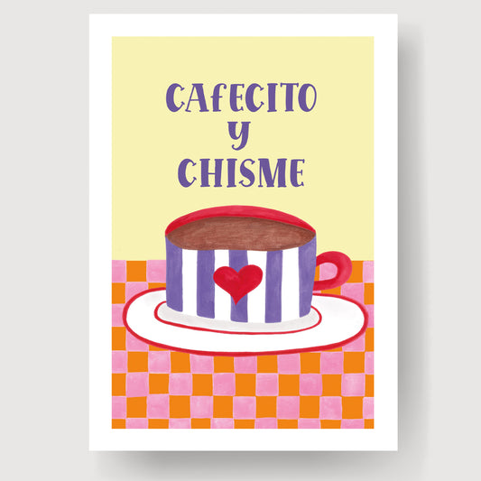 ilustracion cafecito y chisme