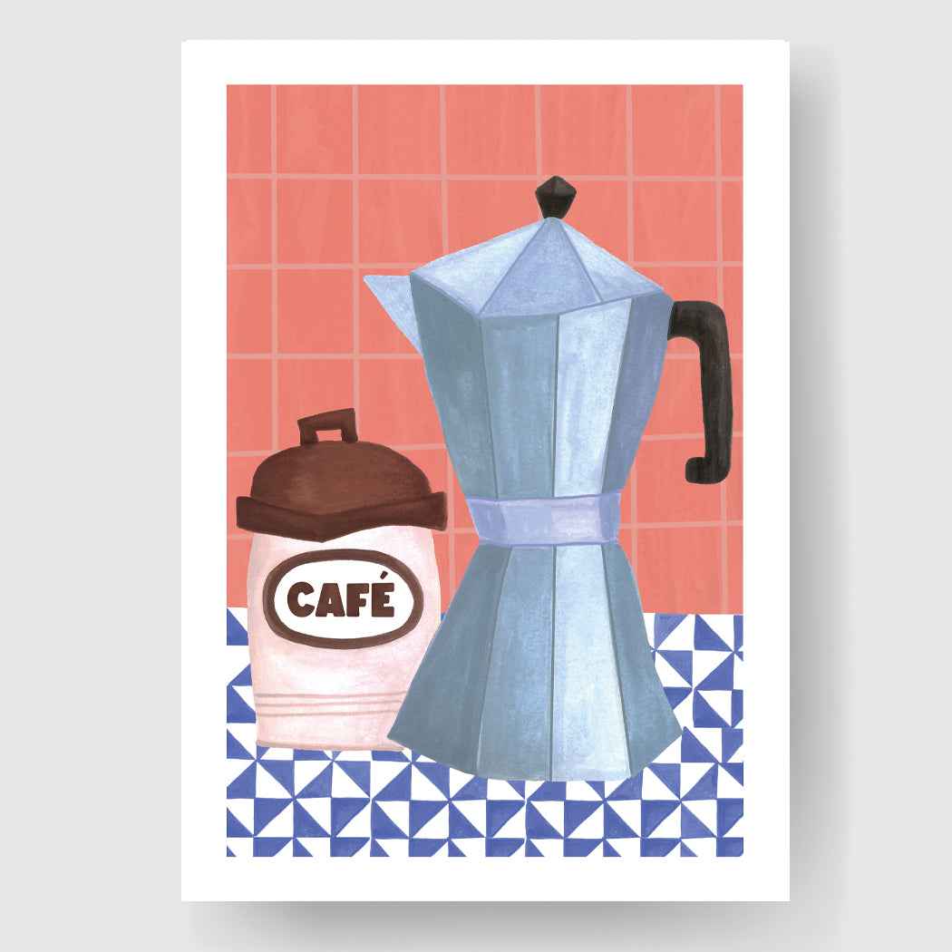 ilustracion cafetera