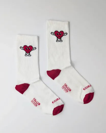calcetines corazon contento