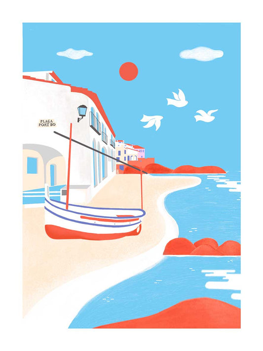 ilustracion calella port bo