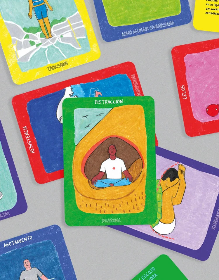 baraja ilustrada sientete