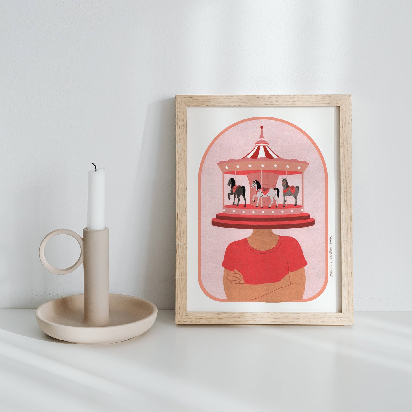 La Songeuse | Impresión artística 13x18 cm | Edición limitada