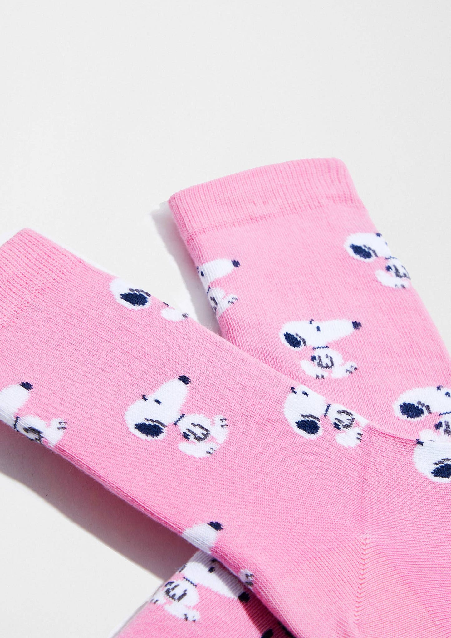BESOCKS - BeSnoopy Pink - 100% Organic Cotton Socks