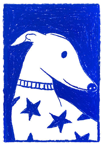 ilustracion galgo estrella