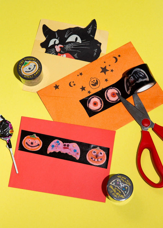 gentle thrills - Cinta washi de galletas de Halloween