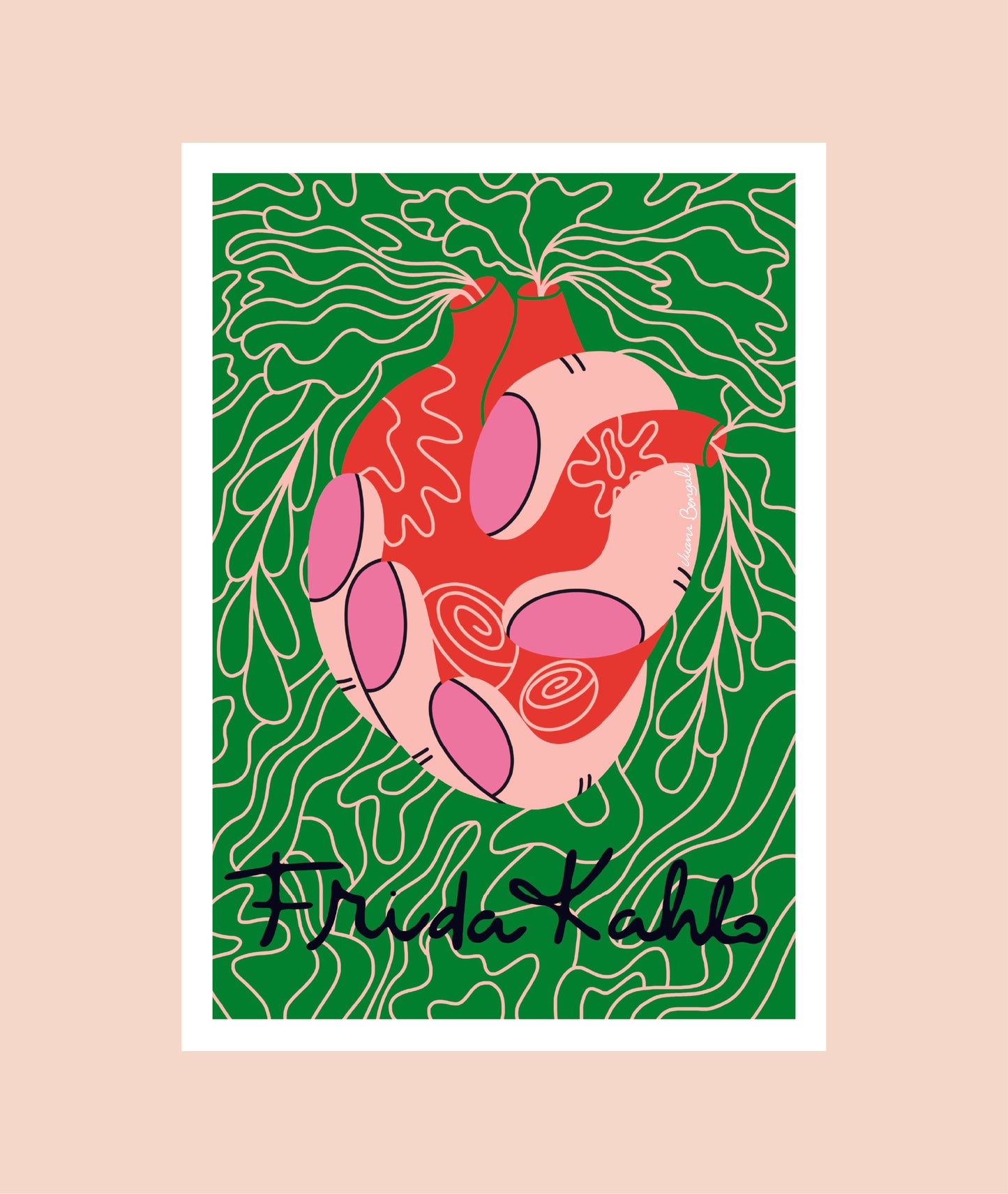 ilustracion frida kahlo