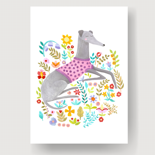 ilustracion galgo