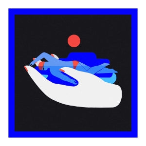 ilustracion swimming there