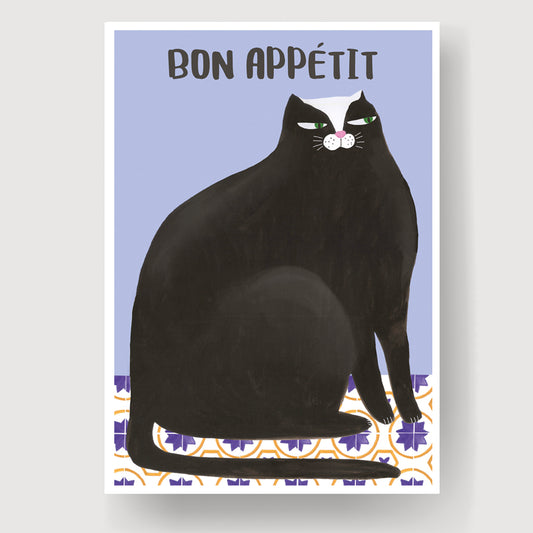 ilustracion gato gordo