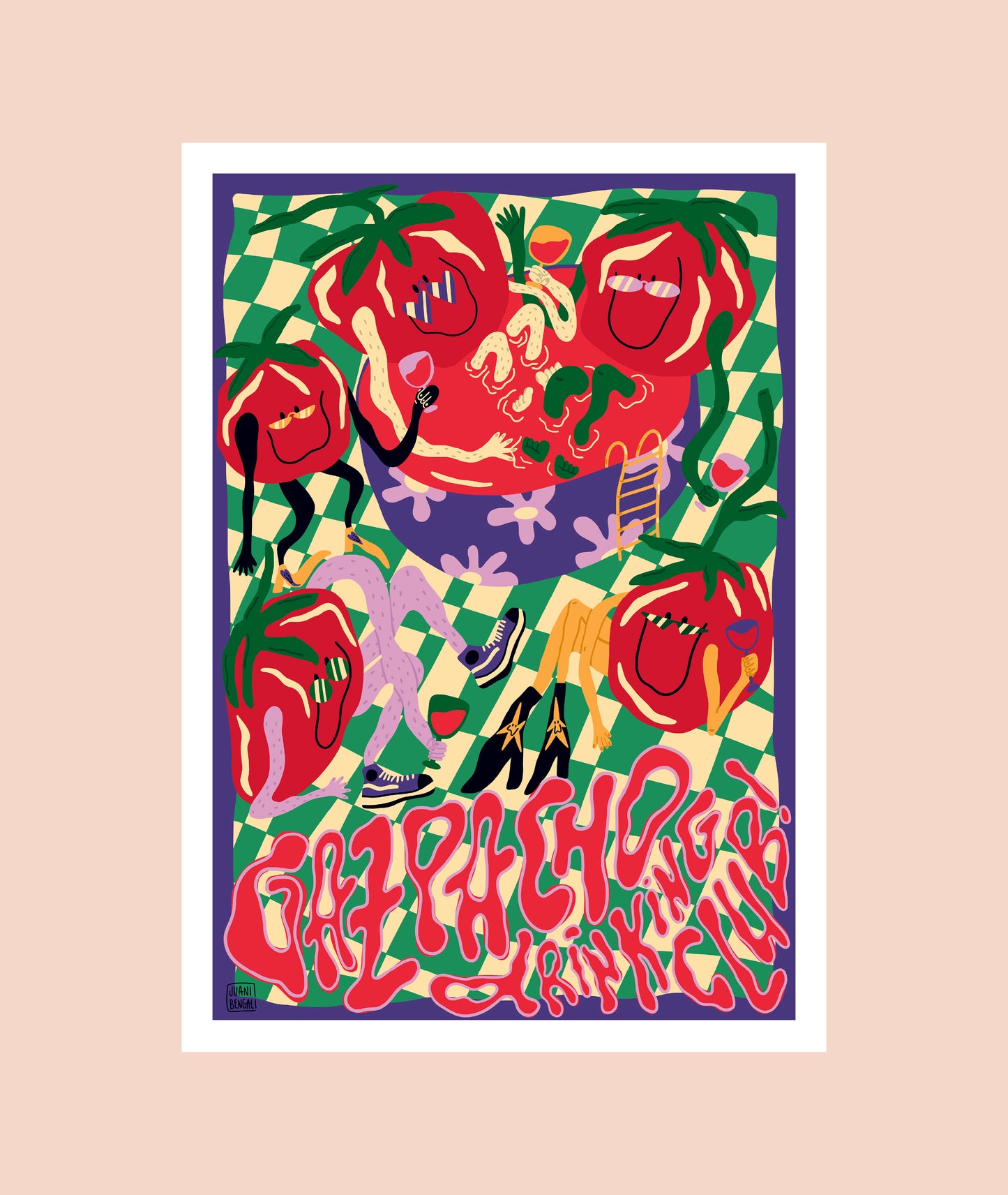 ilustracion gazpacho drinking club