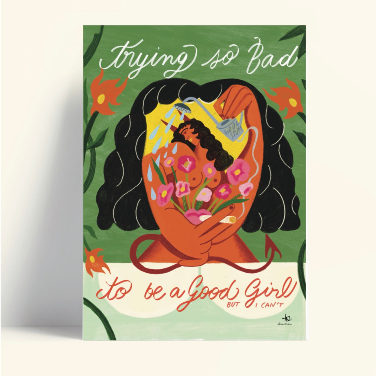 Good Stuff – ilustración original de Istriceillustra | Leopardo Leopardi Barcelona