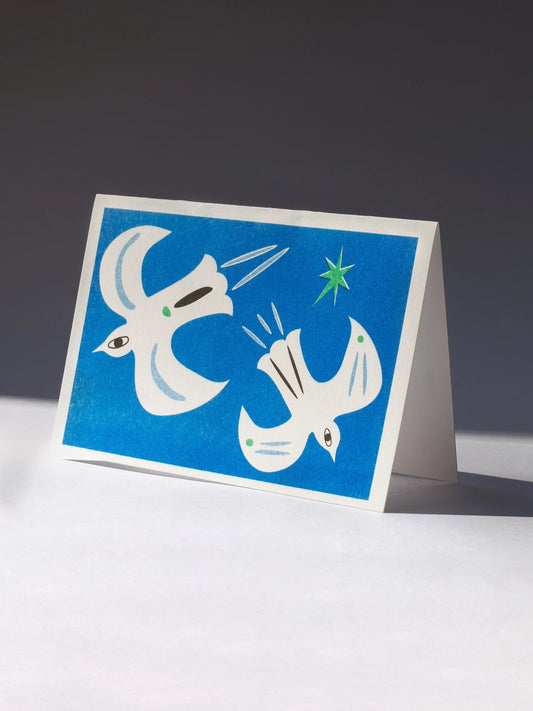 Birds Flying Card