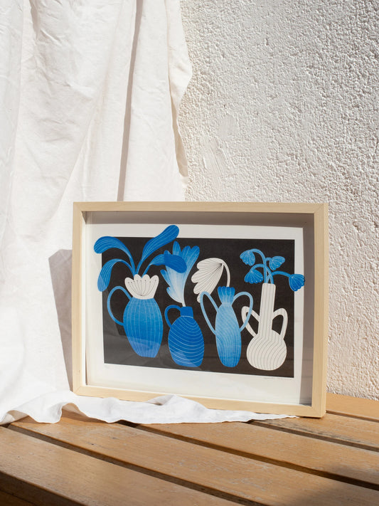 Mediterranean Pots Art Print