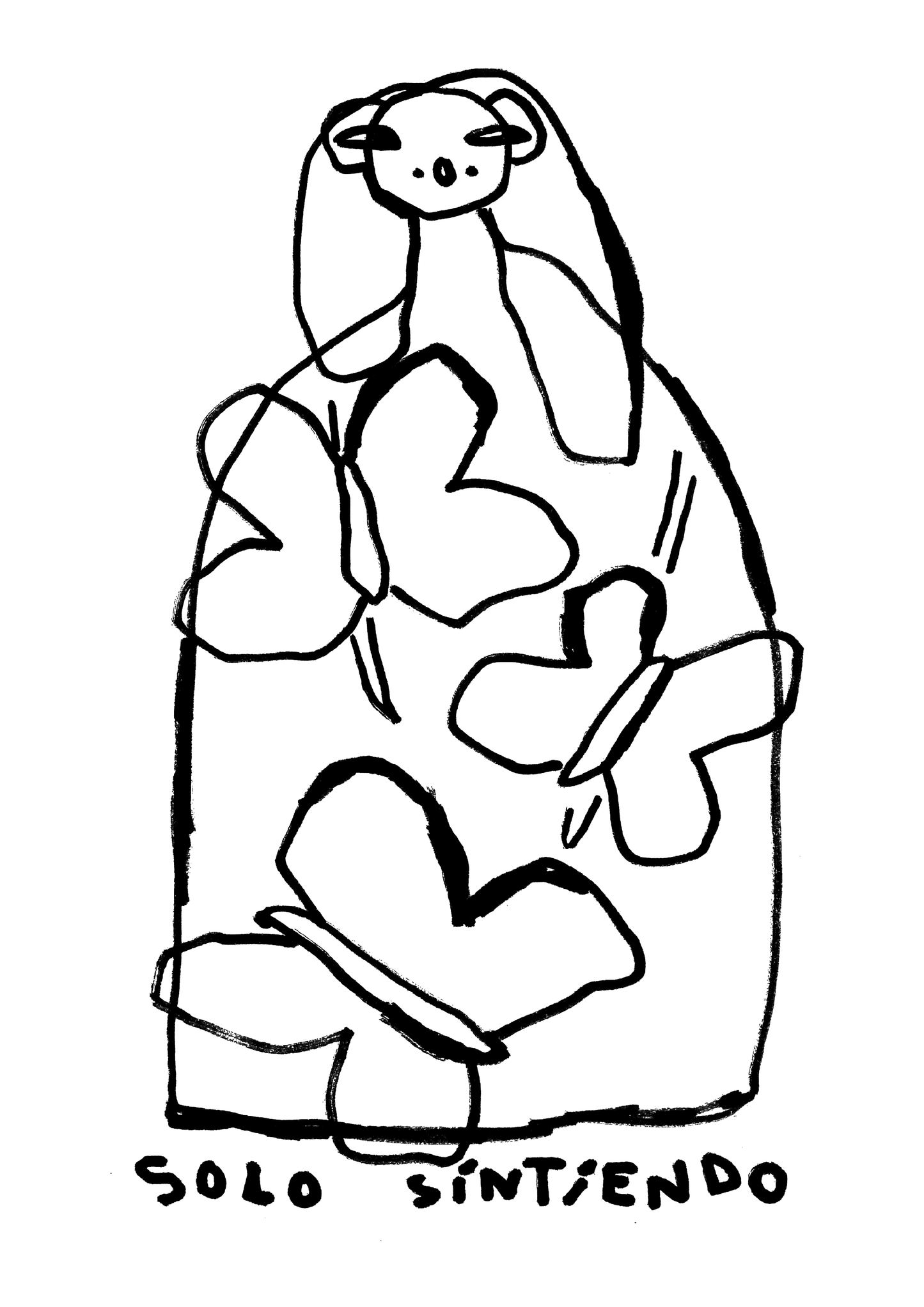 ilustración solo sintiendo