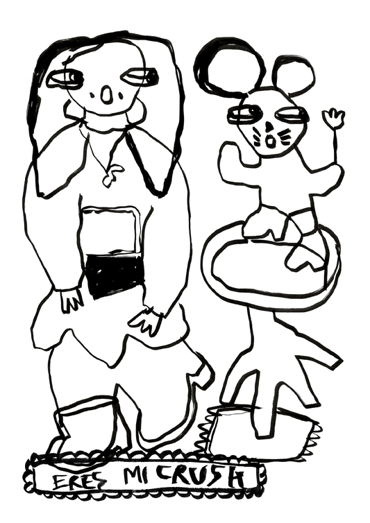 ilustración eres mi crush