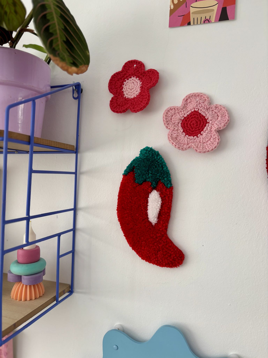pimiento colgante pared