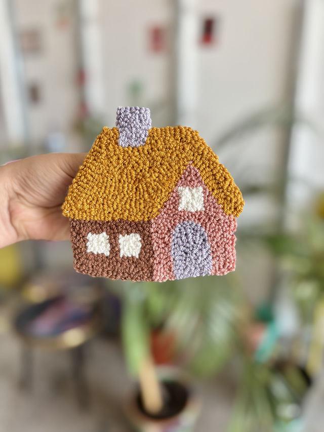 casita colgante pared