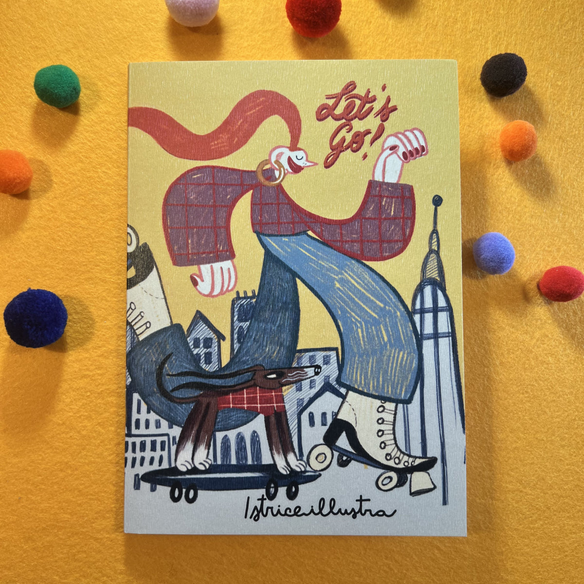 Let's Go – ilustración original de Istriceillustra | Leopardo Leopardi Barcelona