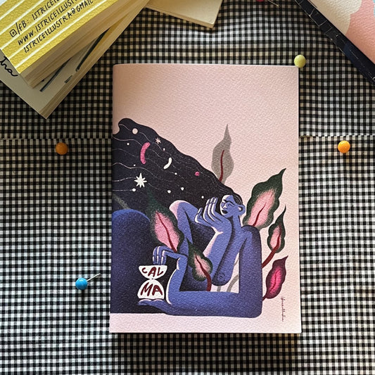 Calma – ilustración original de Istriceillustra | Leopardo Leopardi Barcelona