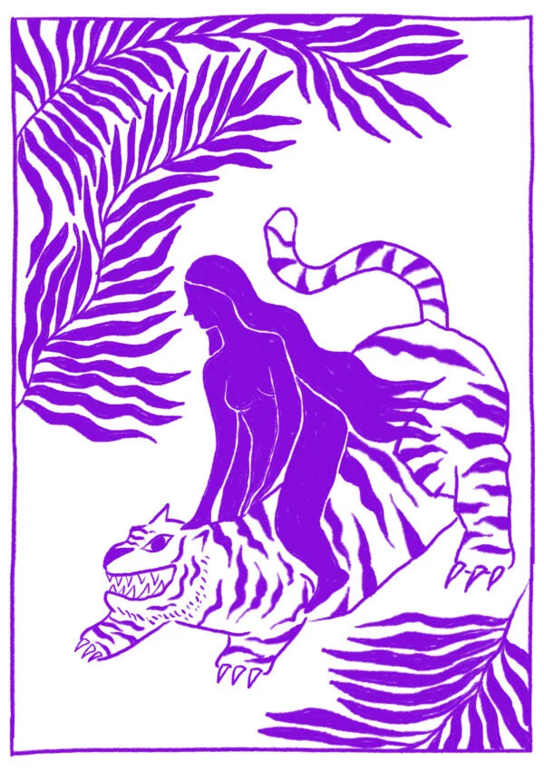 ilustracion lady tiger