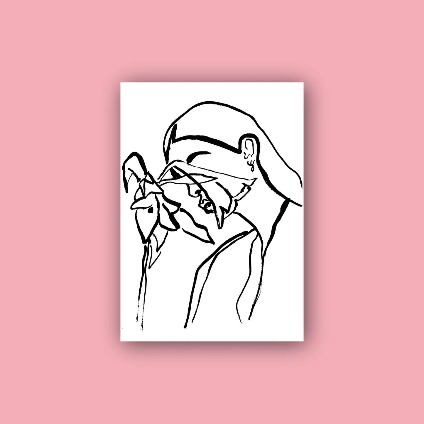Libreta flower face