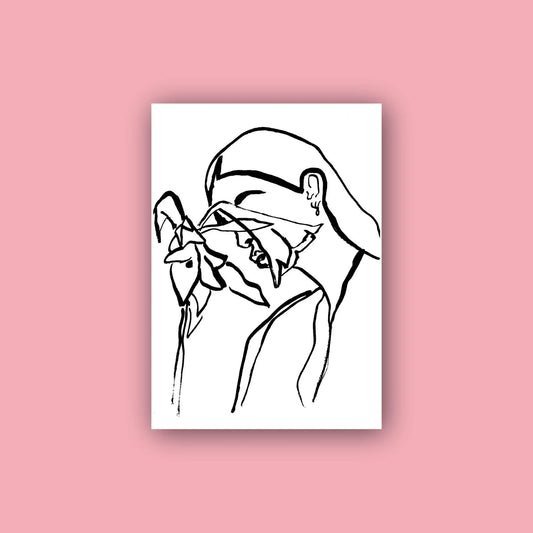 Libreta flower face