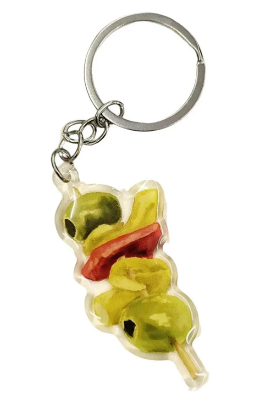 Llavero gilda – Ilustración original de Laura Ortiz | Leopardo Leopardi Barcelona