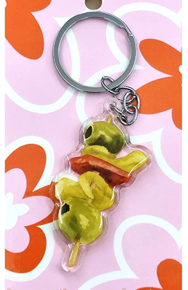 Llavero gilda – Ilustración original de Laura Ortiz | Leopardo Leopardi Barcelona