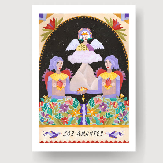 ilustracion los amantes