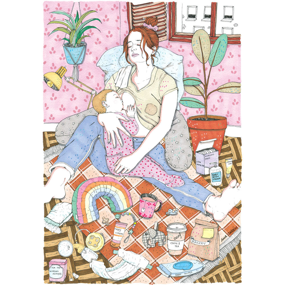 ilustración maternidad