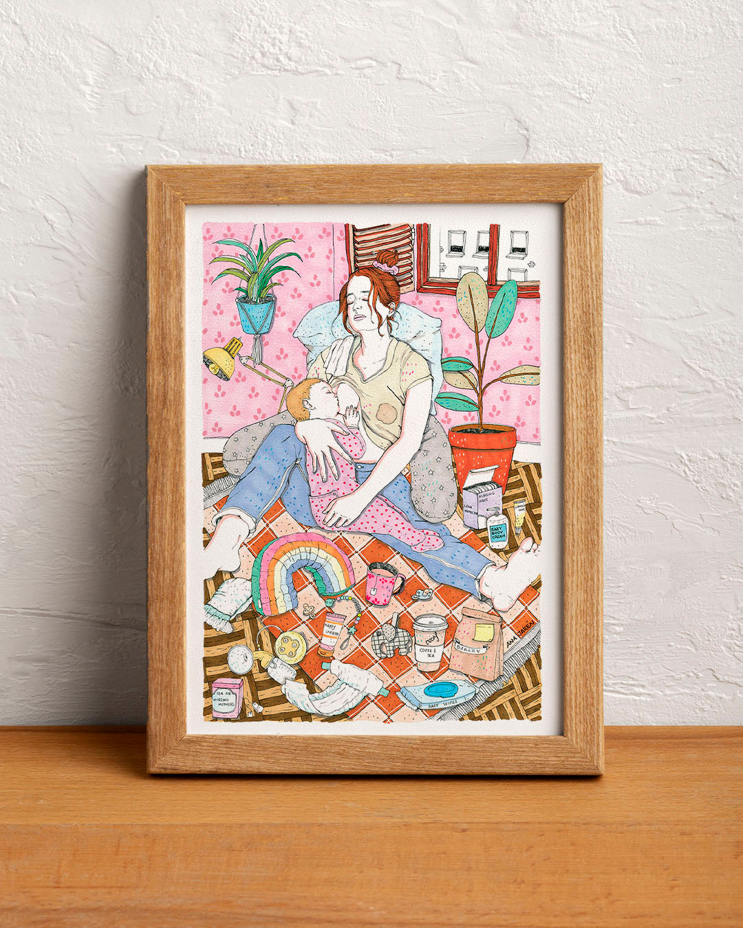 ilustración maternidad