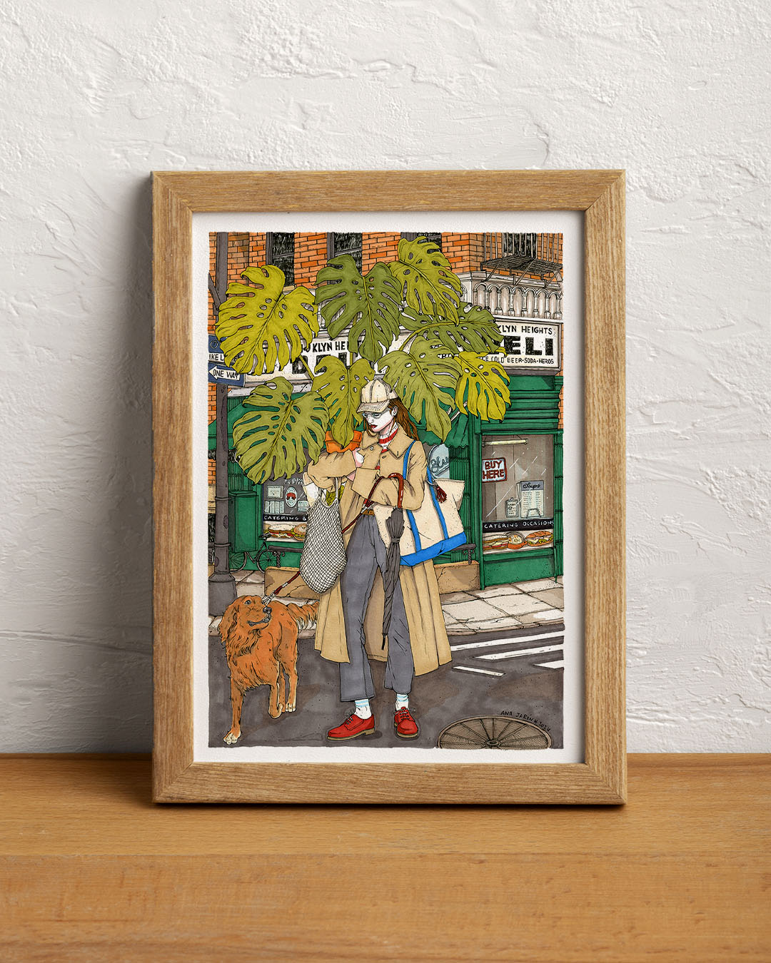 ilustración monstera