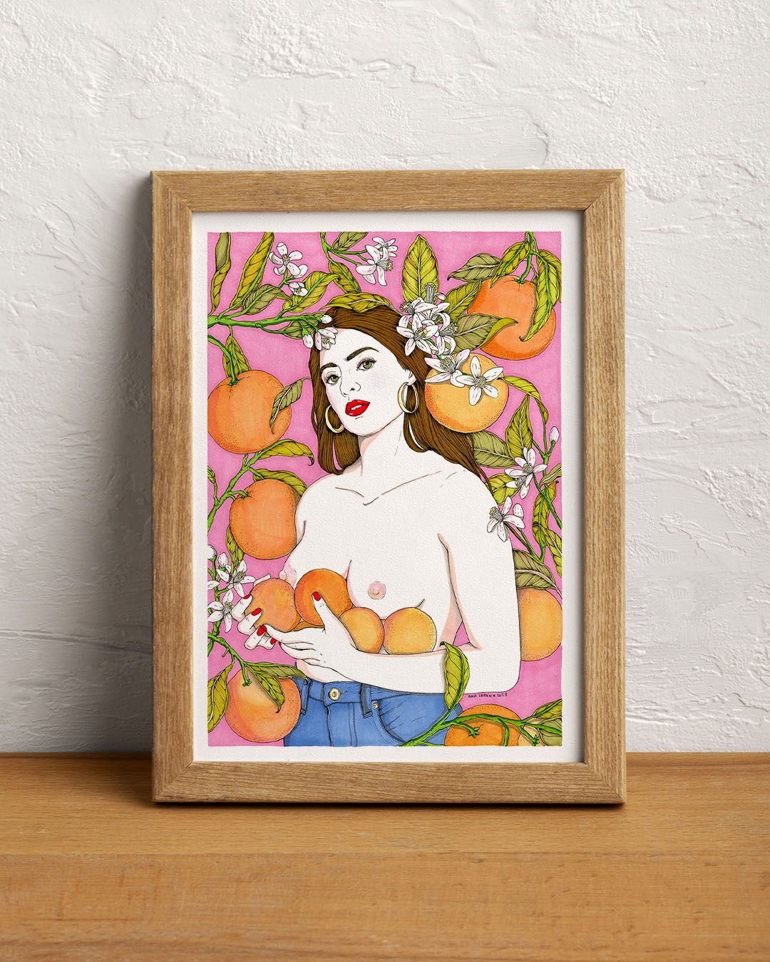 ilustración naranjas
