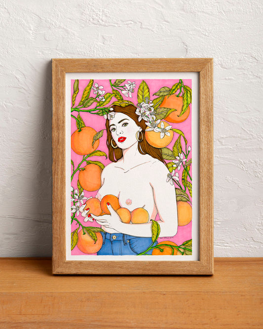 ilustración naranjas