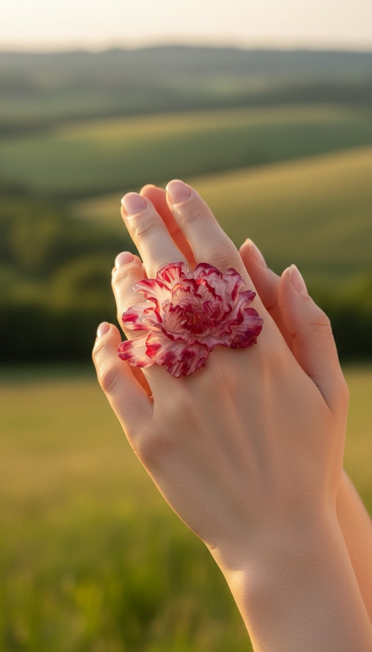 anillo clavel