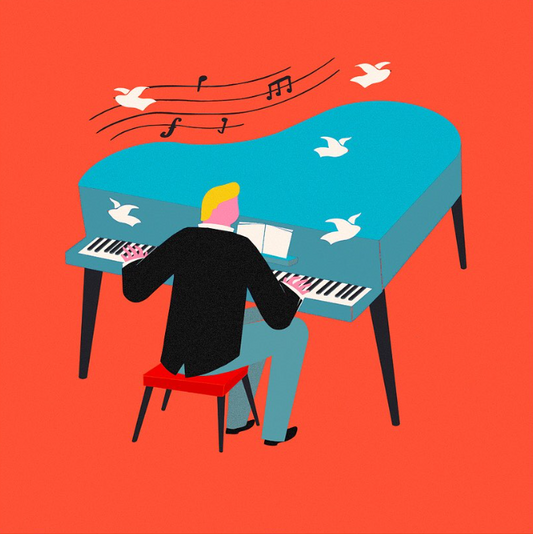 ilustracion piano man