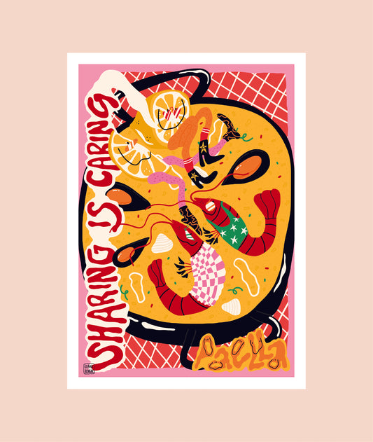 ilustracion sharing is caring