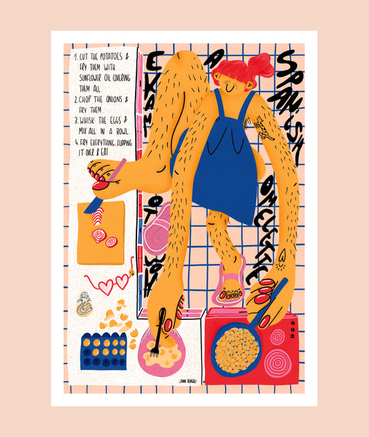 ilustracion Spanish Omelette
