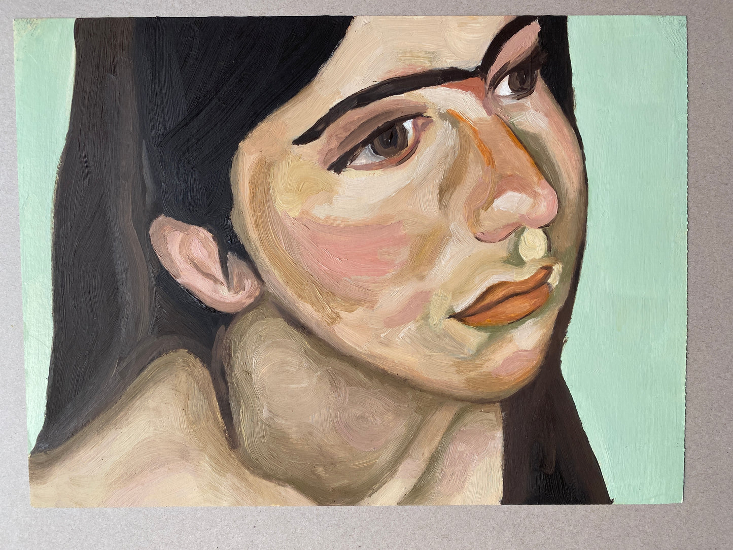 ilustración retrato de mujer