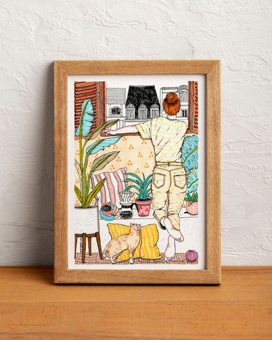 ilustración ventana